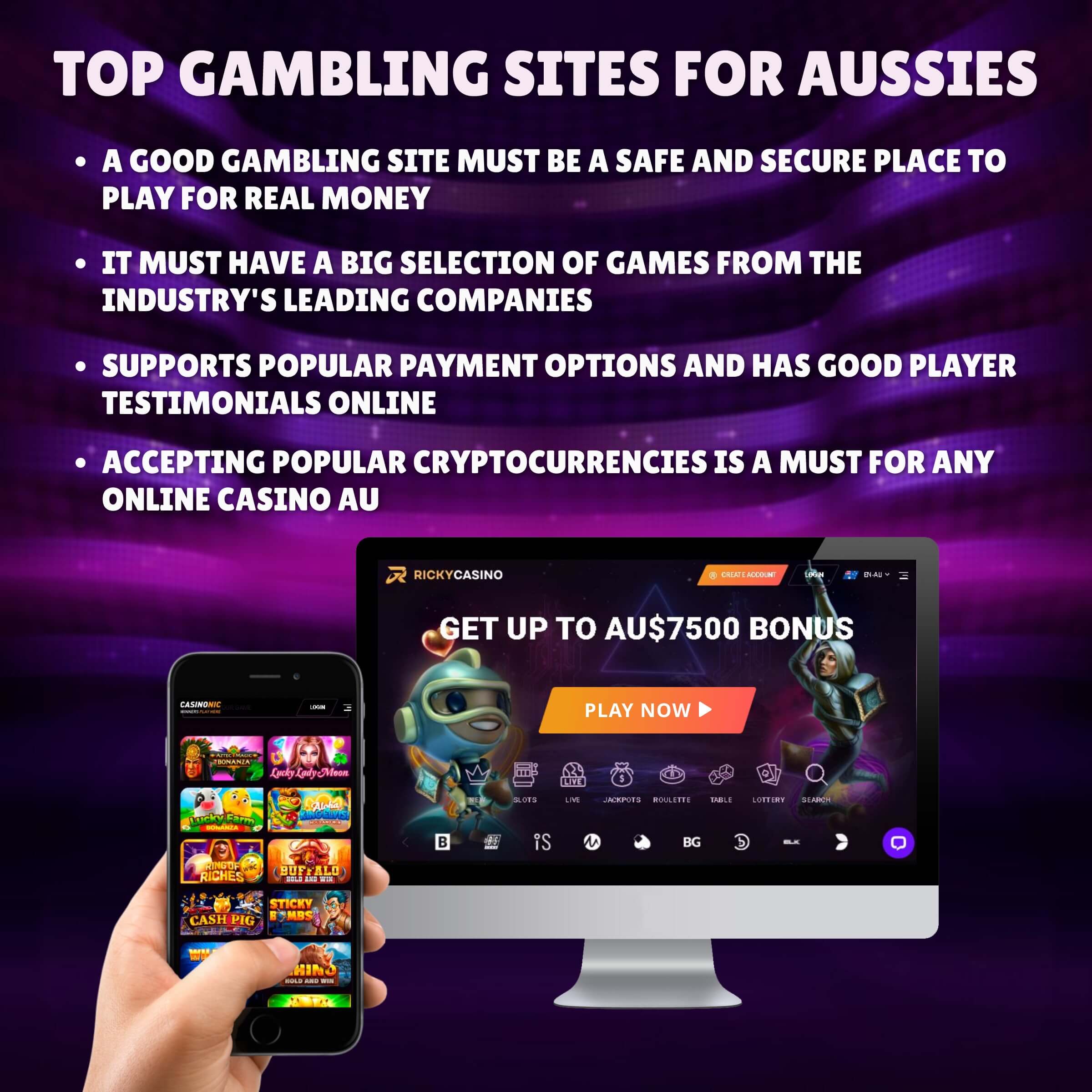 top gambling sites for aussies